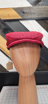 Red with Black Flat Cap