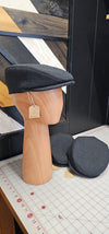 Dark Blue Multicolor Flat Cap