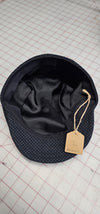 Dark Blue Multicolor Flat Cap