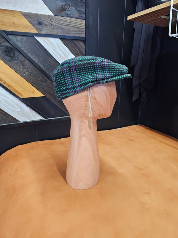 Bright Festive Green Flat Cap