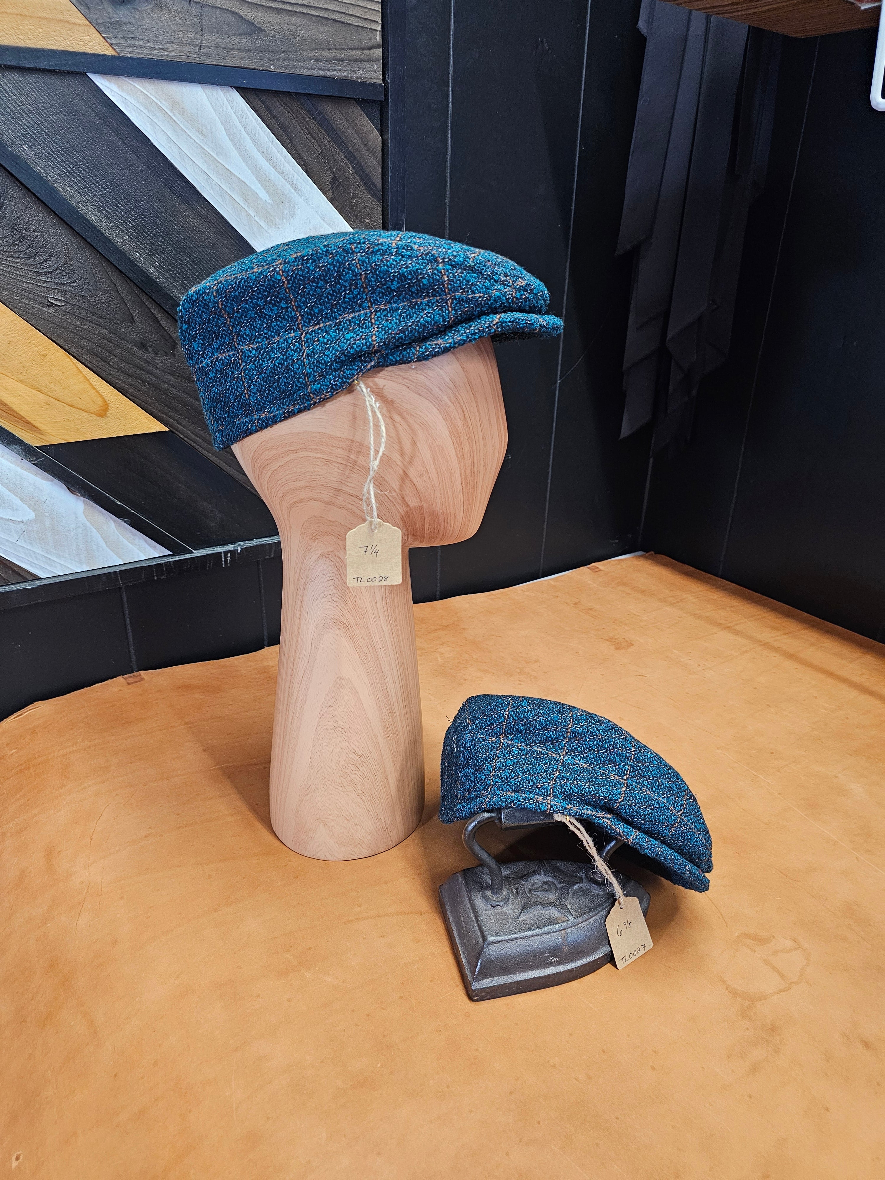 Classic Teal Flat Cap