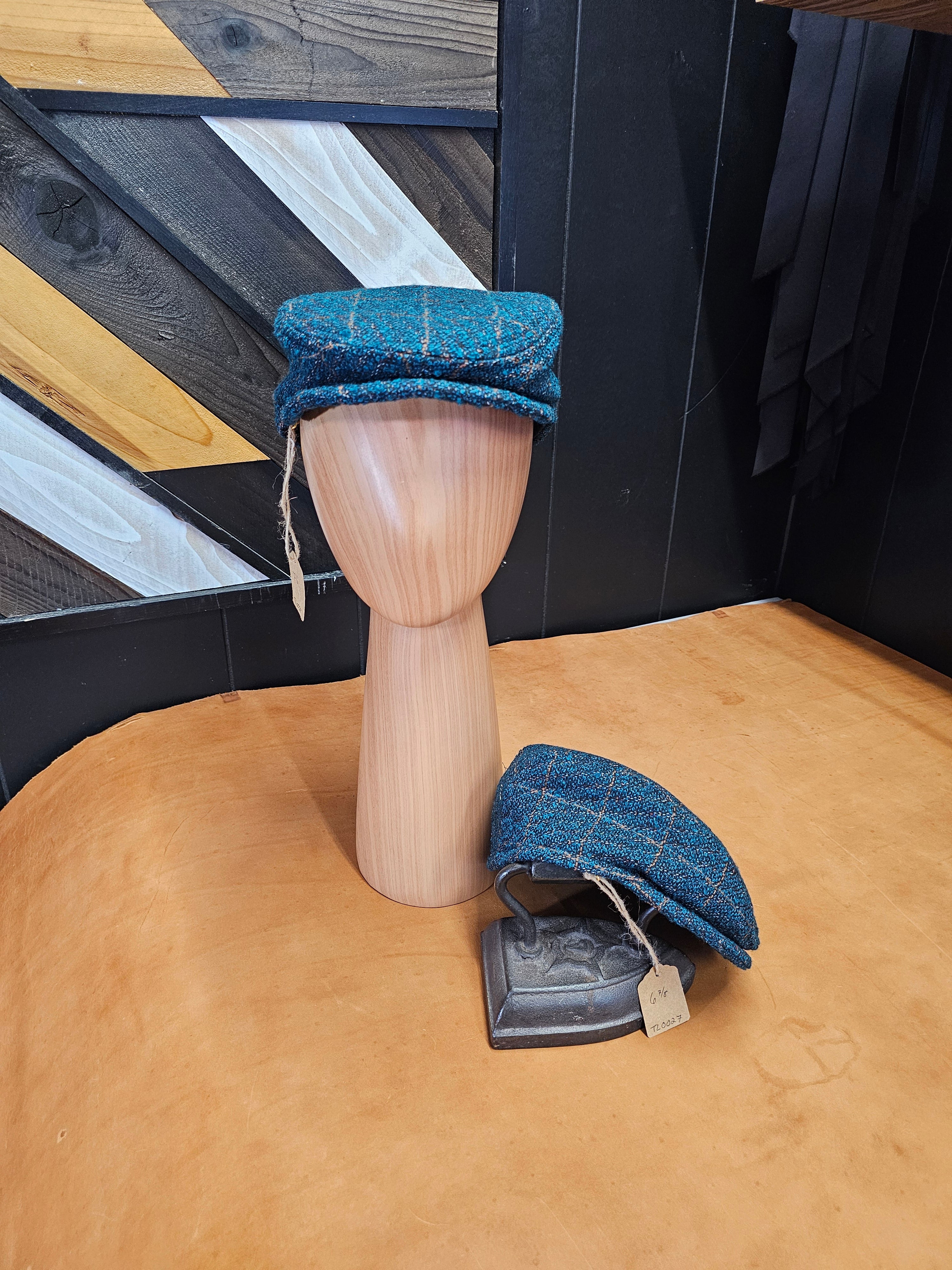 Classic Teal Flat Cap