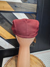 Stylish Maroon Flat Cap