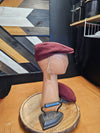 Stylish Maroon Flat Cap