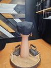 Black 100% Wool Flat Cap