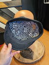 Black 100% Wool Flat Cap