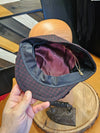 Red and Black Checker Flat Cap